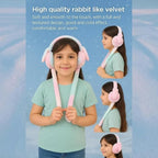 Kids’ Moving Bunny Ear Muffs – Winter Ear Warmers