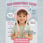 Kids’ Moving Bunny Ear Muffs – Winter Ear Warmers