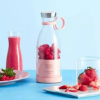 Portable Mini Blender Bottle 320ml – USB Rechargeable 6-Blade Juicer