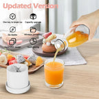 Portable Mini Blender Bottle 320ml – USB Rechargeable 6-Blade Juicer