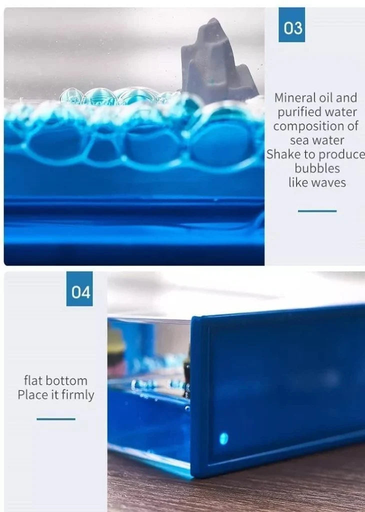 Ocean Motion Ship – Liquid Wave Desk Toy